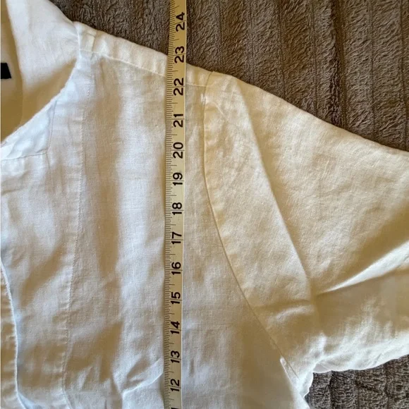 Quince 100% European linen short sleeve shirt - Picture 11 of 11